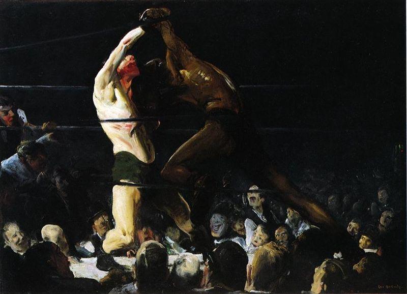 George Wesley Bellows Both Members of This Club oil painting image